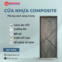 Cửa nhựa composite – giải pháp hoàn hảo cho không gian hiện đại